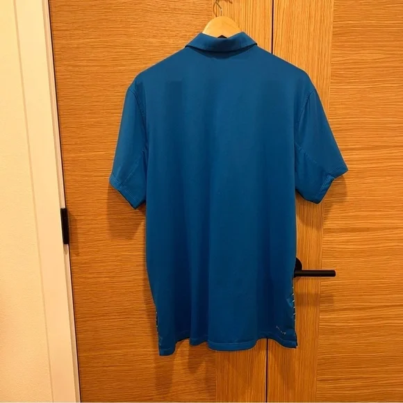Nike Golf Dri Fit Blue Polo Shirt 890091–465 Size Large | Mens - Picture 8 of 12